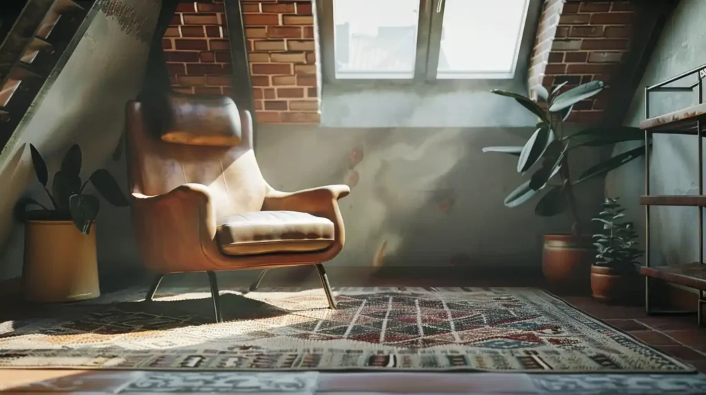 Styl loftowy na poddaszu